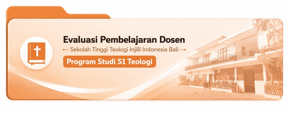 Evaluasi Pembelajaran Dosen — Program Studi S1 Teologi